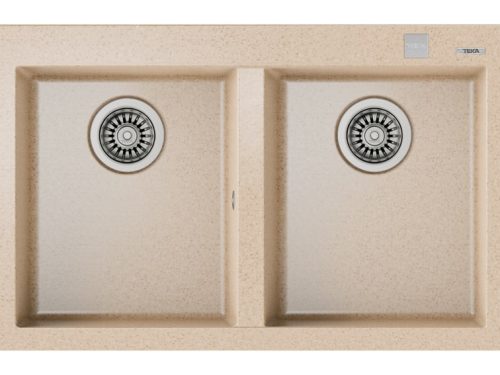 Chậu đá nhân tạo TEKA FORSQUARE 2B 790 BEIGE 115260016