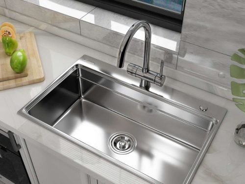 Ảnh chậu rửa bát Konox Overmount Sink KN7548SO