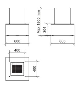 Máy hút đảo treo cáp Dudoff Domina 60W 1 dudoff domina 60w 1