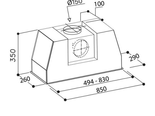 Máy hút mùi âm tủ Dudoff London WING 1 dudoff london wing sltc 919 l 1