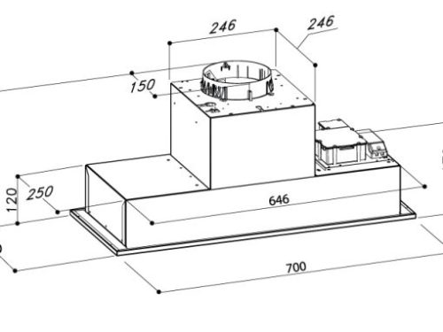Máy hút âm tủ Dudoff- Peak S70B 1 dudoff peak s70b 1