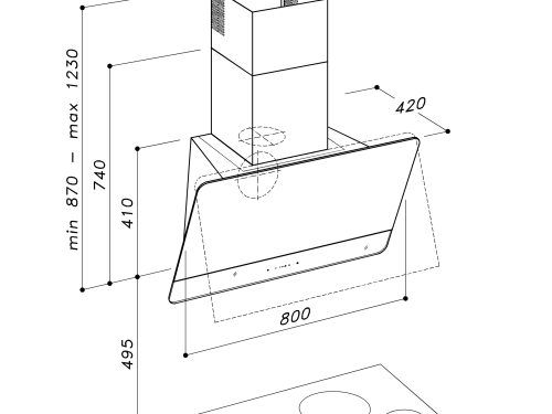 Máy hút áp tường Dudoff Plato BS 2 dudoff plato bs hdw s02bs 1