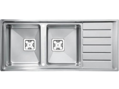 Chậu rửa bát đôi Dudoff SPOT MA5L (Rổ +khay cuộn)