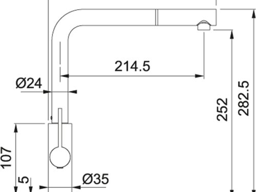 Vòi rửa Franke CT931C V2 115.0509.963 1 franke ct931c v2 1