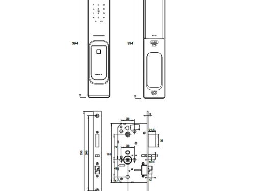Khóa điện tử Hafele PP8100 912.20.260 2 hafele pp8100912 20 260 1
