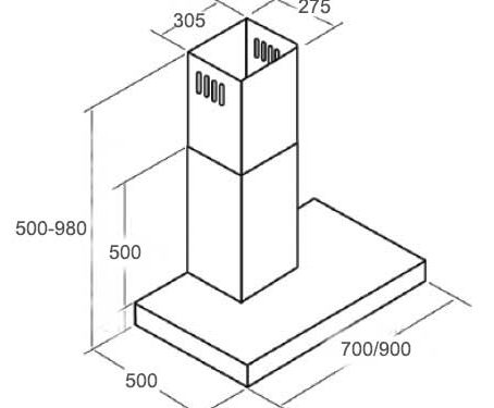 Máy hút khử mùi Kocher K-225C 90cm 2 kocher k 225c 90cm 1