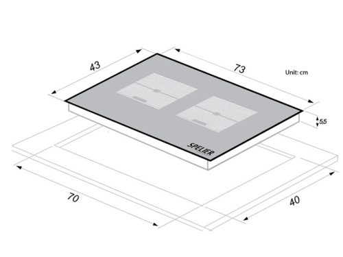 BẾP TỪ ĐÔI SPM 828I PRO 2 spm 828i pro 1