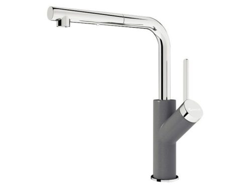 Vòi rửa bát Konox rút dây Artan Grey