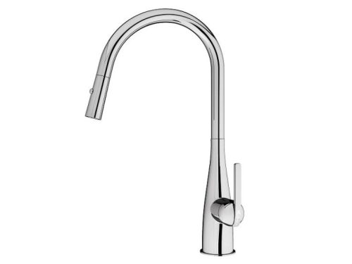 Vòi rửa bát Konox rút dây Curva Chrome