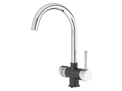 Vòi rửa bát ba đường nước Konox Trim-Water Black