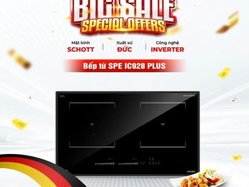 Bếp từ 2 vùng nấu Spelier SPE-IC928 PLUS