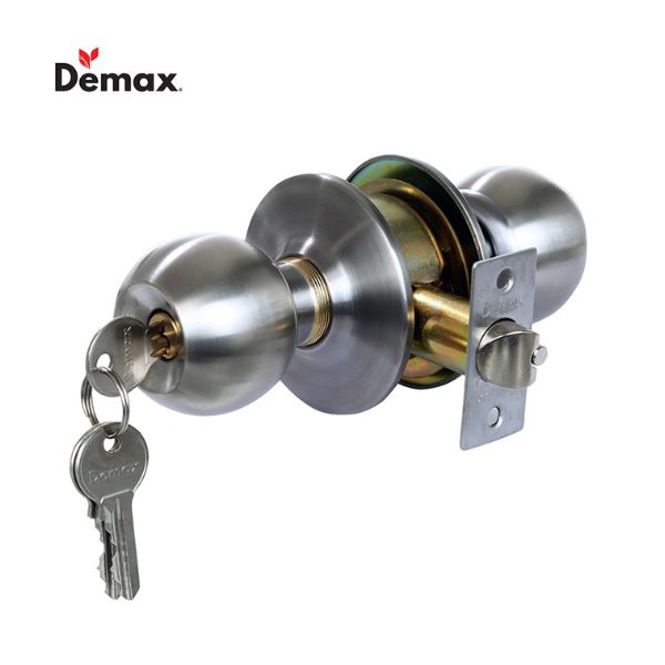 Khóa cửa phòng tay nắm tròn Demax LK301 SS Khóa cửa phòng tay nắm tròn Demax LK301 SS