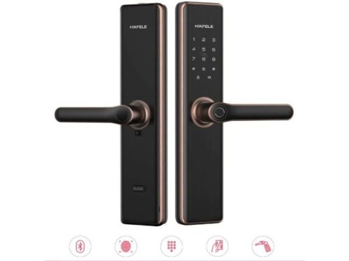 Khóa điện tử Hafele DL7600 BLE glossy copper 912.20.238