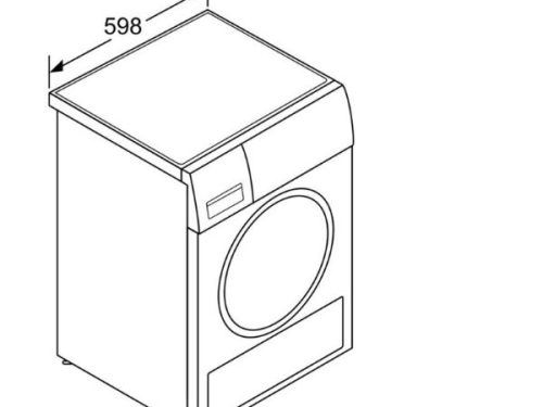Kích thước của Máy sấy quần áo Bosch WTW85550BY