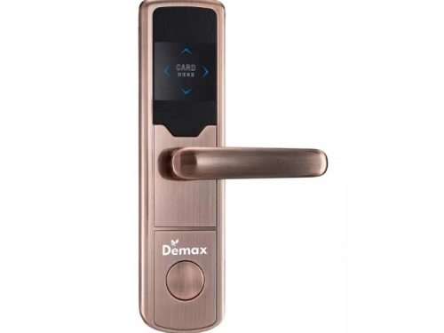 Khóa cửa điện tử Demax HSL606S - AC - Khóa khách sạn tích hợp đầu đọc thẻ