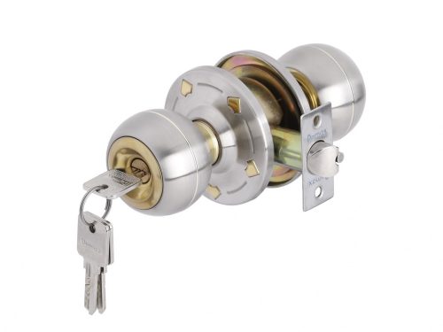 Khóa cửa phòng tay nắm tròn Demax LK800 PB