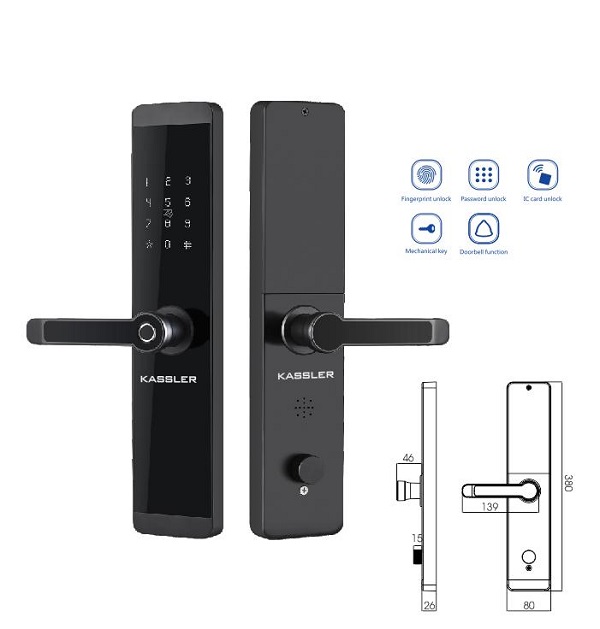 khoa-dien-tu-kassler-kl-600-bl-khoa-van-tay khoa dien tu kassler kl 600 bl khoa van tay