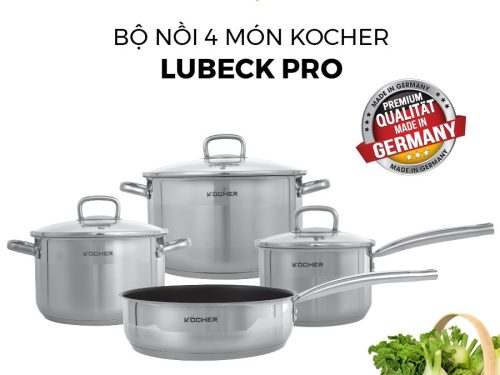 Bộ nồi 4 món Kocher LUBECK PRO