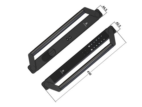 Khóa cửa đại sảnh biệt thự Demax SL808 BN Lux App Wifi 1 sl808 bn lux app wifi 1