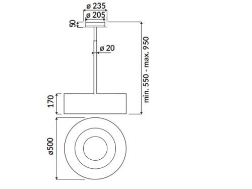 Kích thước Máy hút mùi Rosieres RDL910IN