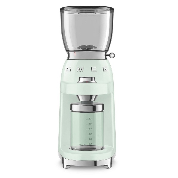 Máy xay cà phê Smeg CGF01PGEU 535.44.010 màu lục Máy xay cà phê lục nhạt Smeg CGF01PGEU 535.44.010