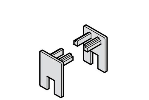 Nắp che cuối cho kính dày 12 mm Hafele 940.43.401