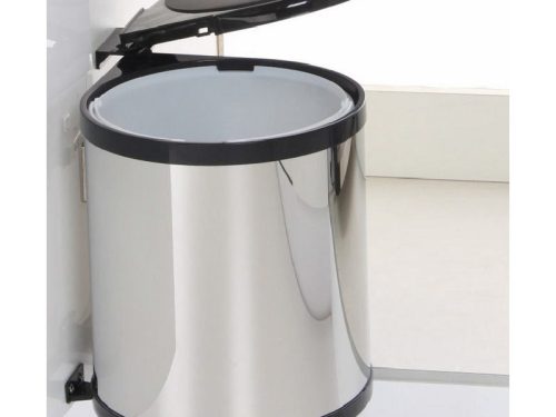 Thùng rác tròn gắn cánh âm tủ Eurogold E0103