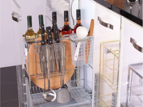 giá dao thớt chai lọ inox 304 nan dẹt Eurogold EP40