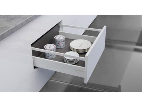 Ray hộp Hafele 552.55.716 Alto-S H80 mm màu trắng mờ