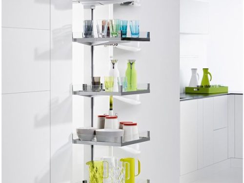 Phụ kiện tủ bếp Hafele 549.69.106 bộ CONVOY PREMIO 600/1900-2000mm, phải