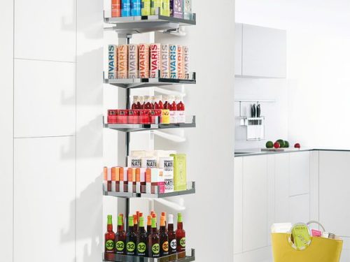 Phụ kiện tủ bếp Hafele 549.72.066 bộ CONVOY PREMIO 600/1500-1600mm, phải