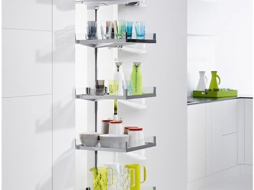 Phụ kiện tủ bếp Hafele 549.72.106 bộ CONVOY PREMIO 600/1900-2000mm, phải