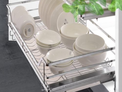 Giá để xoong nồi, bát đĩa đa năng inox 304 Inoxen BS304-91