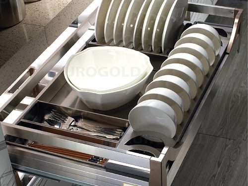 Giá xoong nồi, bát đĩa tủ dưới Eurogold EU133.600
