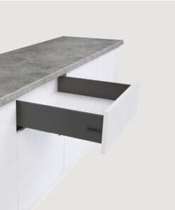 Ray hộp Hafele 552.35.345 Alto-S H120 mm màu xám đậm