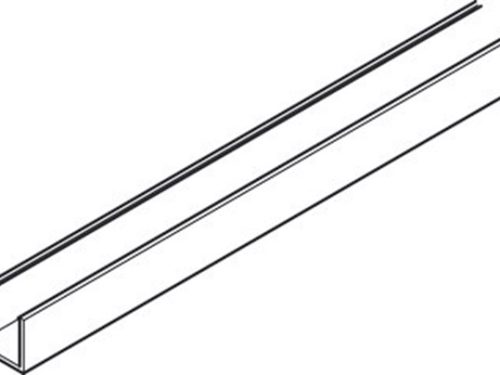 Ray dẫn hướng dưới 6000mm Hafele 943.33.760 1 Ray dẫn hướng dưới 6000mm Hafele 943.33.760