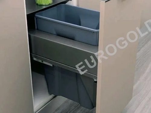 Thùng rác đơn âm tủ Eurogold EA300