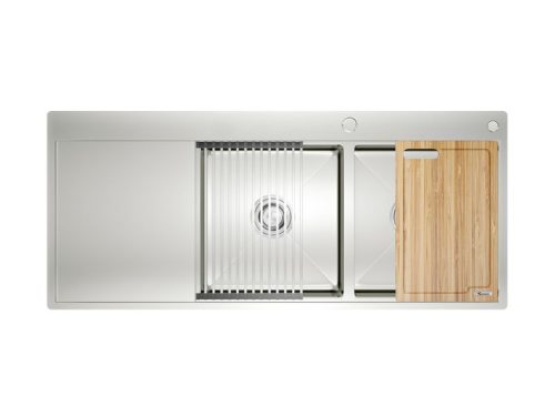 Chậu rửa bát Workstation - Topmount Sink KN11650TD - Bàn trái