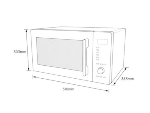 Kích thước lò vi sóng Electrolux EMG30D22BM