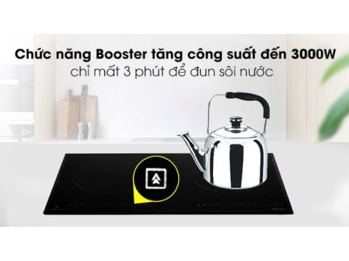 Bếp từ đôi Pramie PRMY-2205 lắp âm 3 Chức năng bếp từ đôi Pramie PRMY-2205 lắp âm