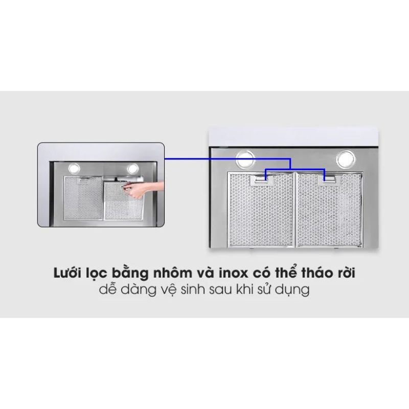 Tấm lọc máy hút mùi áp tường tuần hoàn Pramie AC17-700 Air Tám lọc máy hút mùi áp tường tuần hoàn Pramie AC17-700 Air