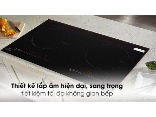 Bếp từ đôi Pramie PRMY-2205 lắp âm 2 Thiết kế bếp từ đôi Pramie PRMY-2205 lắp âm