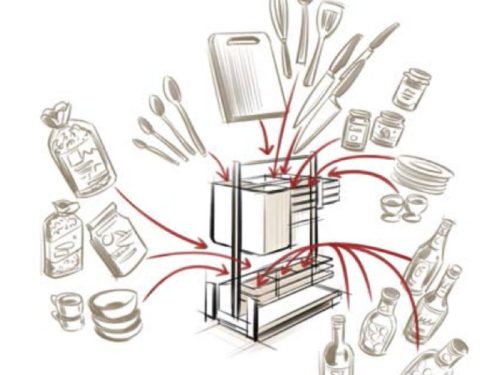 Thiết kế rổ đựng dụng cụ làm bếp 300 mm Hafele 545.13.803