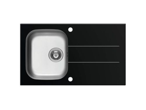 Chậu rửa chén inox 1 hố Elica Concerto 1B 1D – Black 109501230