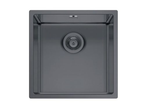 Chậu rửa chén inox 1 hố Elica Astris Colora 1B – Gun Metal 101054901