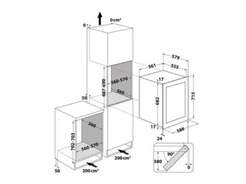 Thiết kế của tủ rượu Elica VERITAS BI36 PRF0191774
