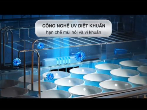 Công nghệ UV diệt khuẩn của máy rửa bát độc lập Hafele HDW-F6051S 538.21.370