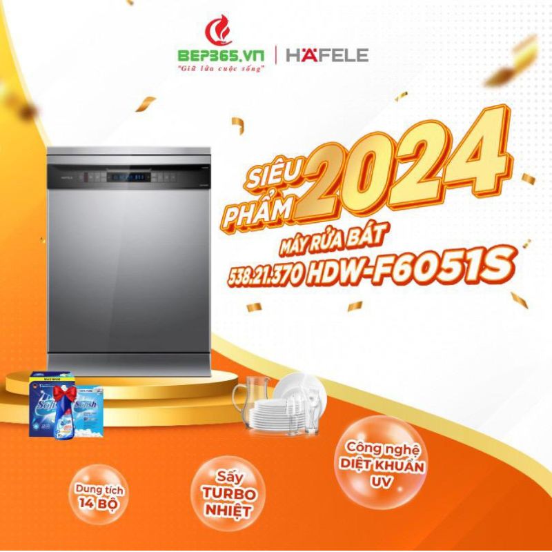 Máy rửa bát độc lập Hafele HDW-F6051S 538.21.370