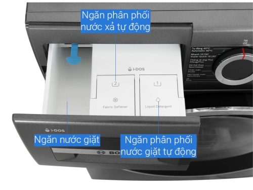 Ngăn nước giiặt máy giặt Bosch 10kg WGG254A0VN cửa trước