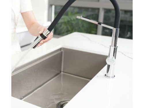 Thân vòi rửa bát nóng lạnh Konox Tema Chrome